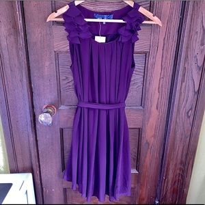 Purple formal dress